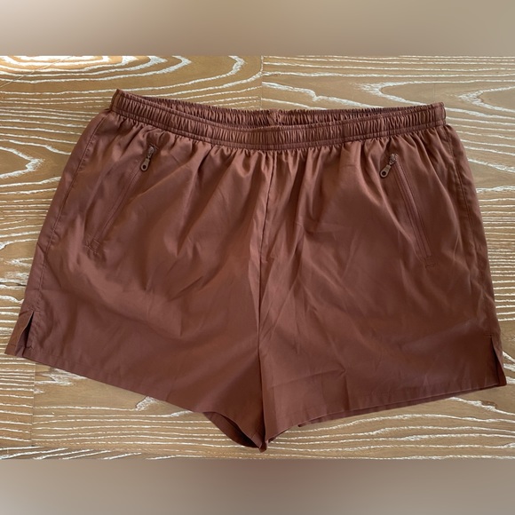 Girlfriend Collective earth gazelle shorts Size XL, NWOT - Picture 3 of 8